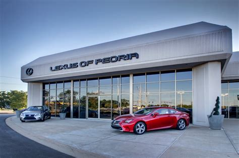 Lexus peoria - Business Profile for Lexus of Peoria. New Car Dealers. At-a-glance. Contact Information. 7301 N Allen Rd. Peoria, IL 61614-2491. Visit Website (309) 296-0028. Customer Reviews. 1/5 stars.